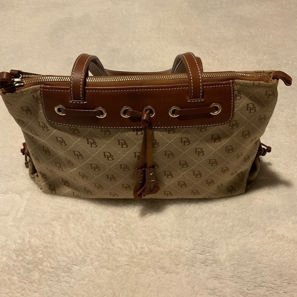 Dooney & Bourke Monogram Satchel Bag - Picture 9 of 12